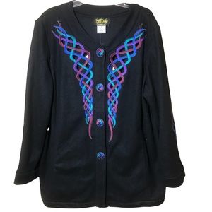Bob Markie wearable art jacket 1X NWT